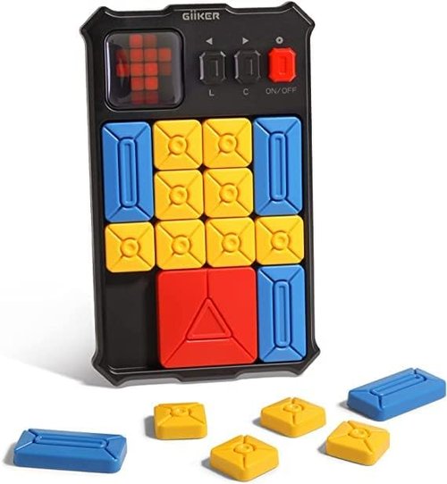 GiiKER Super Slide Puzzle Game - 500+ Challenges Brain Teaser for Kids & Teens | Perfect Travel Toy