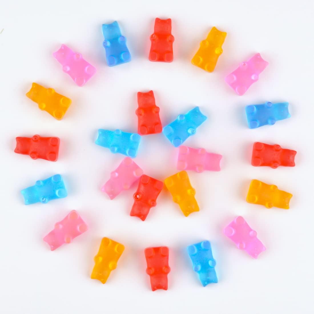 Skiennix Gummy Molds - Bear, Dinosaur & Heart Silicone Candy Molds with 2 Droppers | Pack of 4