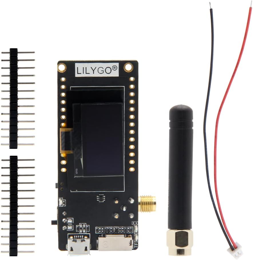 LILYGO LoRa32 915Mhz ESP32 0.96 Inch Paxcounter Development Board OLED SD Card BLE WiFi TTGO Module