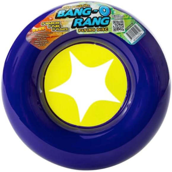 KESS Bang-o-rang The Innovative Bouncing Flying Disc, Perfect for Indoor & Outdoor Play
