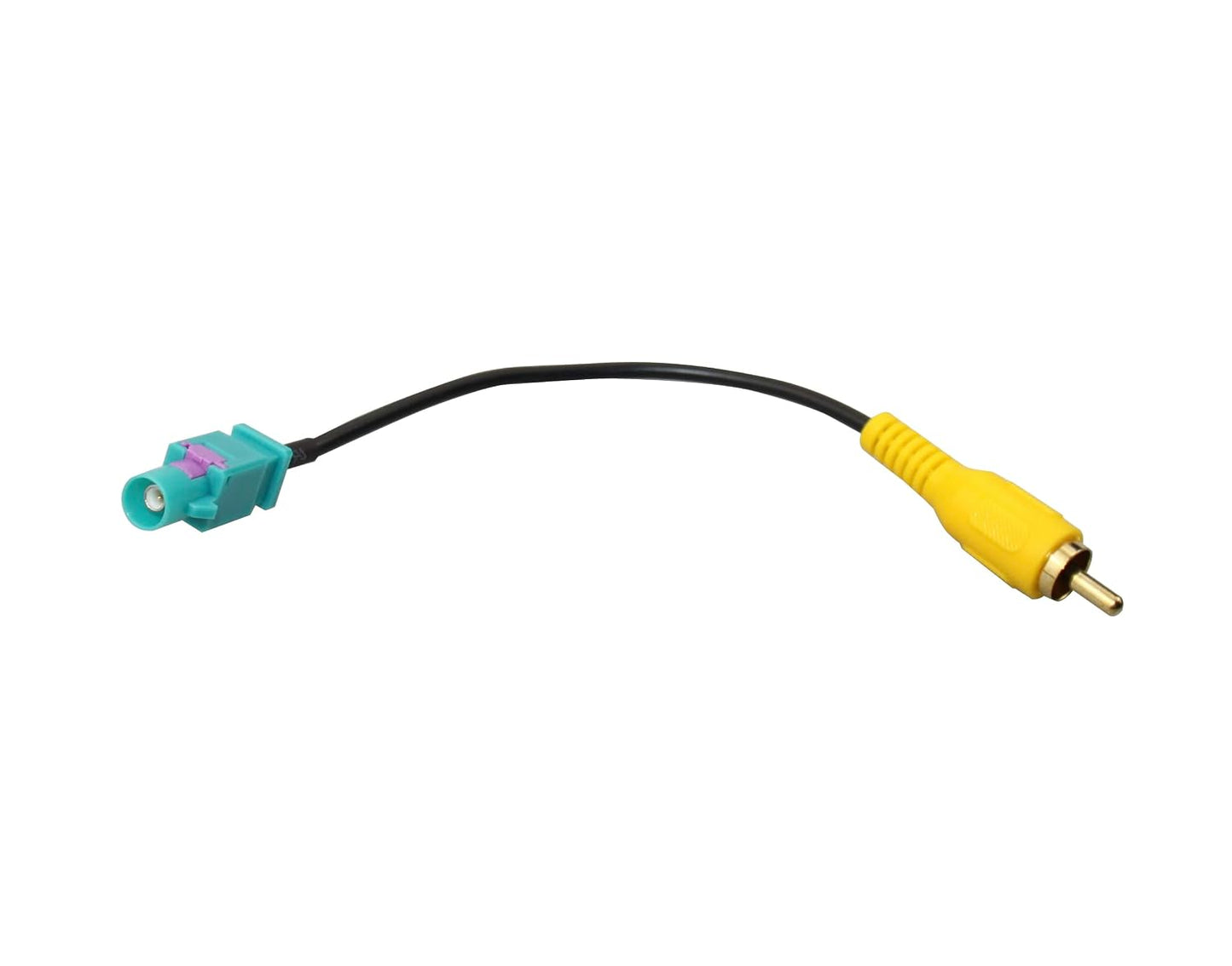 15cm Antenna Adapter for Fakra Male to RCA Male for Car Reverse Backup Rear View Camera Long