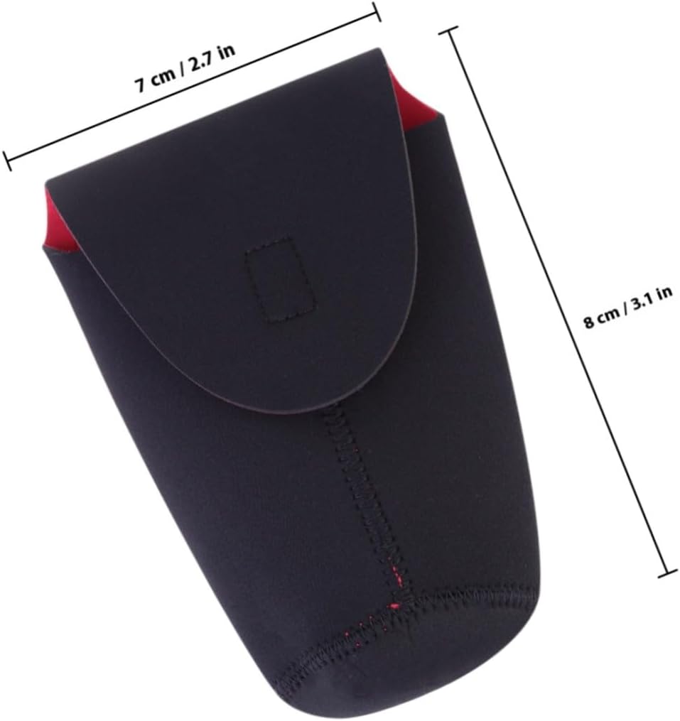 2pcs Thickened Neoprene Camera Lens Bag Diving-Resistant and Lens Sleeve Compact Protective Pouch for DSLR