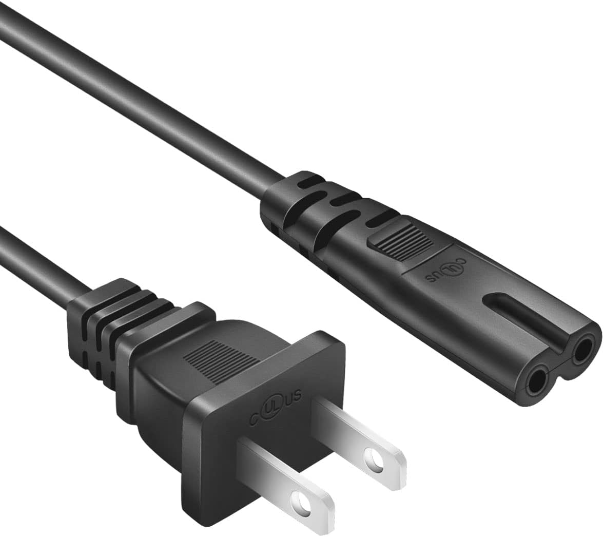 Narpendu 10Ft 2 (10Ft/1-Pack) Projector Power Cord for Mini Projector,Replacement Prong Power Cable