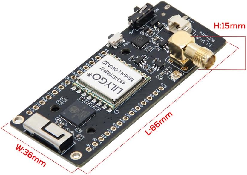 LILYGO LoRa32 433Mhz ESP32 0.96 Inch Development Board OLED SD Card BLE WiFi TTGO Module