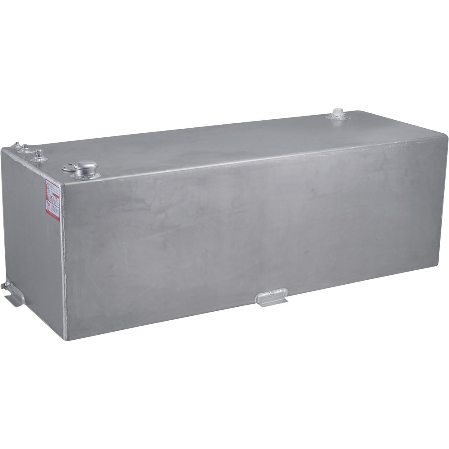 RDS MFG INC 71792 Rectangular Transfer Fuel Tank - 80 Gallon Capacity, 50" L x 20" W x 19" H, Silver Mill Finish Aluminum