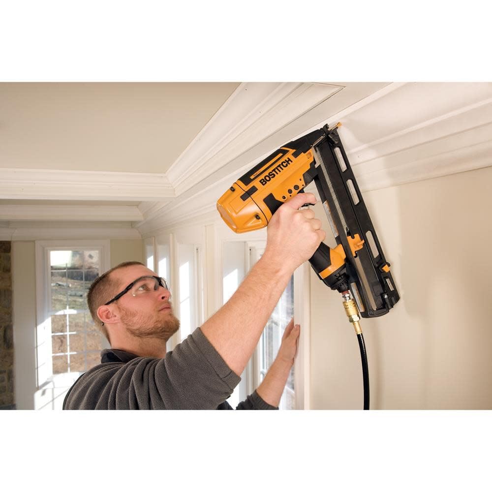 Bostitch BTFP72155 Smart Point DA Style Nailer Kit, Angle Finish