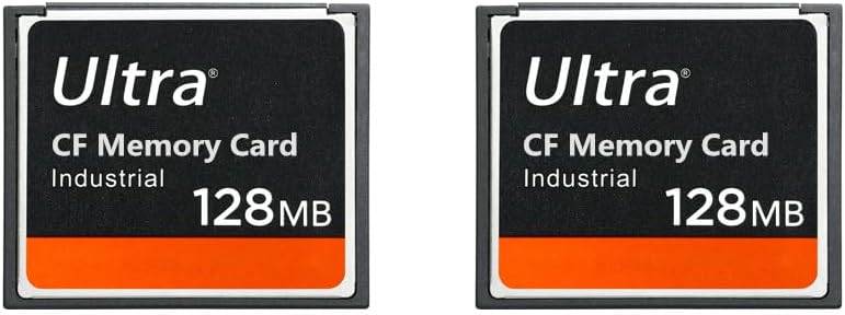 LILIWELL 128MB 128MB (2PACK) CF Card High Speed Ultra CF Memory Card Industrial Grade for DSLR Camera Card Designed
