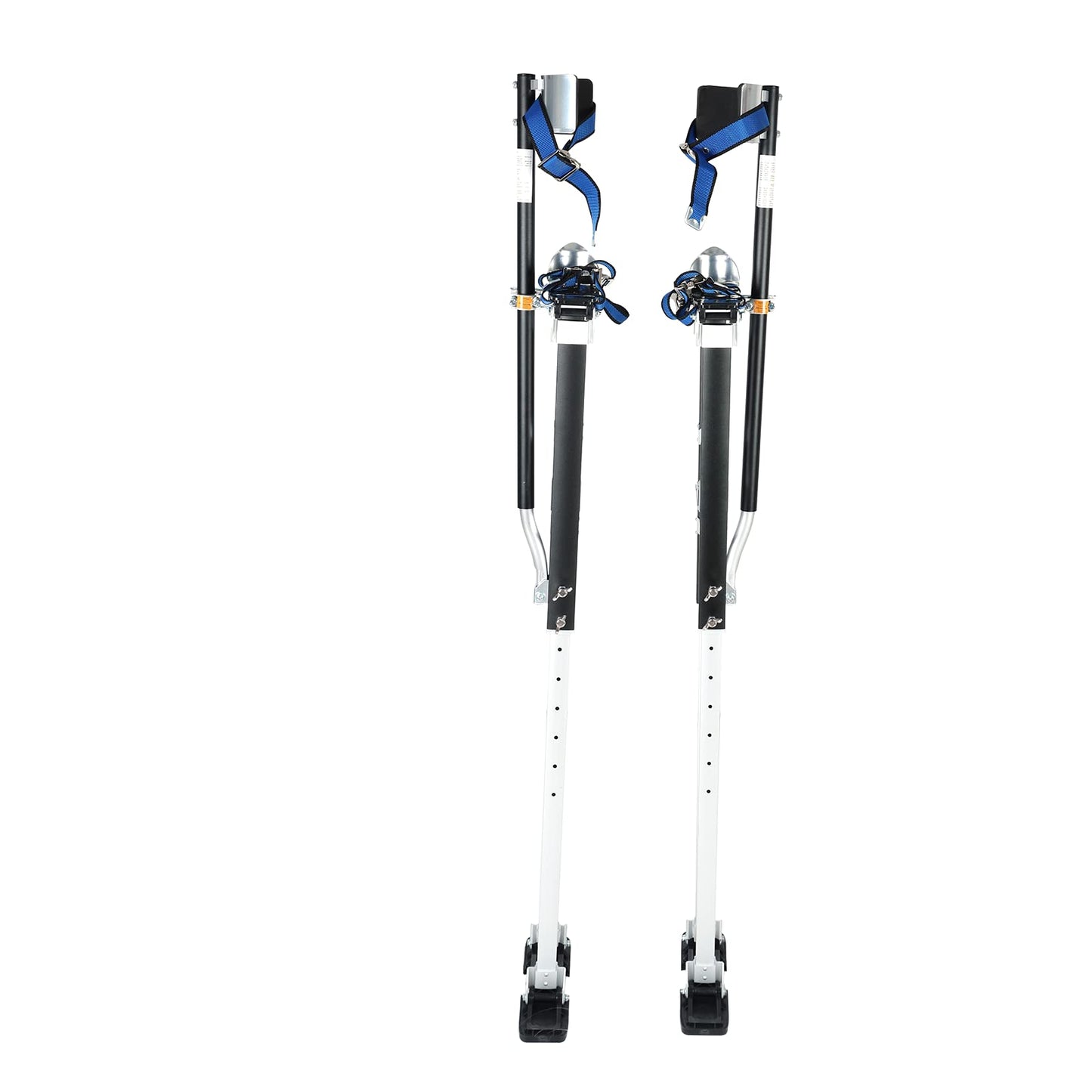 FSBNJKS 36"-50" Black Drywall Stilts Aluminum Tool Stilt with Protective Knee Pads Portabl Adjustable For Painter Walking Painting