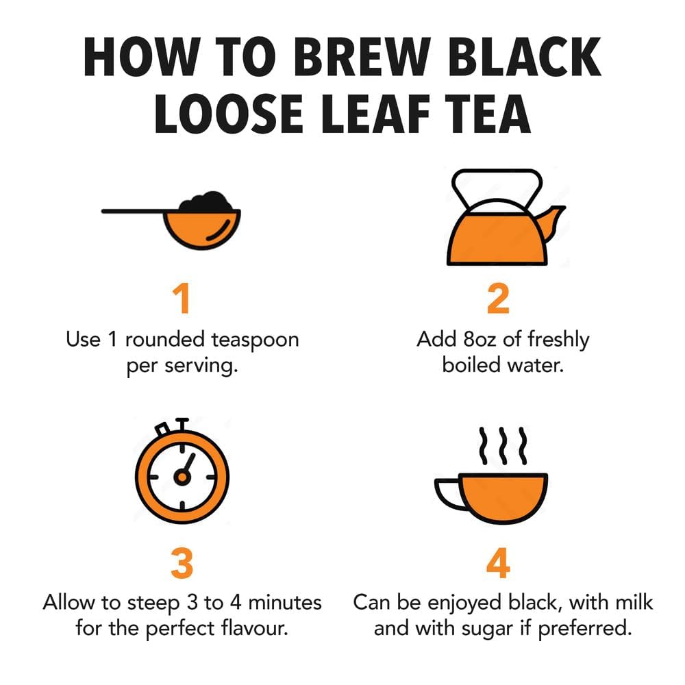 Twinings Earl Grey Loose Tea - Smooth & Flavorful Black Tea Leaves, 7.05 Ounce Tin, Enjoy Hot or Iced