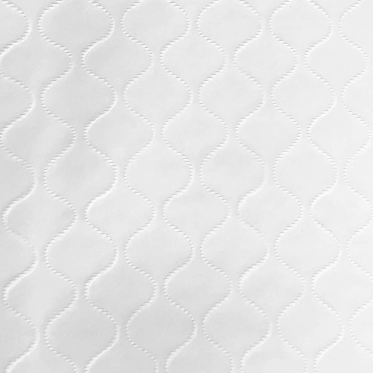 LAMINET - Deluxe Cushioned Heavy-Duty Quilted Table Pad Protector for Dining Room Table - 52" x 108" Oblong | Waterproof Vinyl Table Padding Under Tablecloth Cover for Rectangular Square Tables