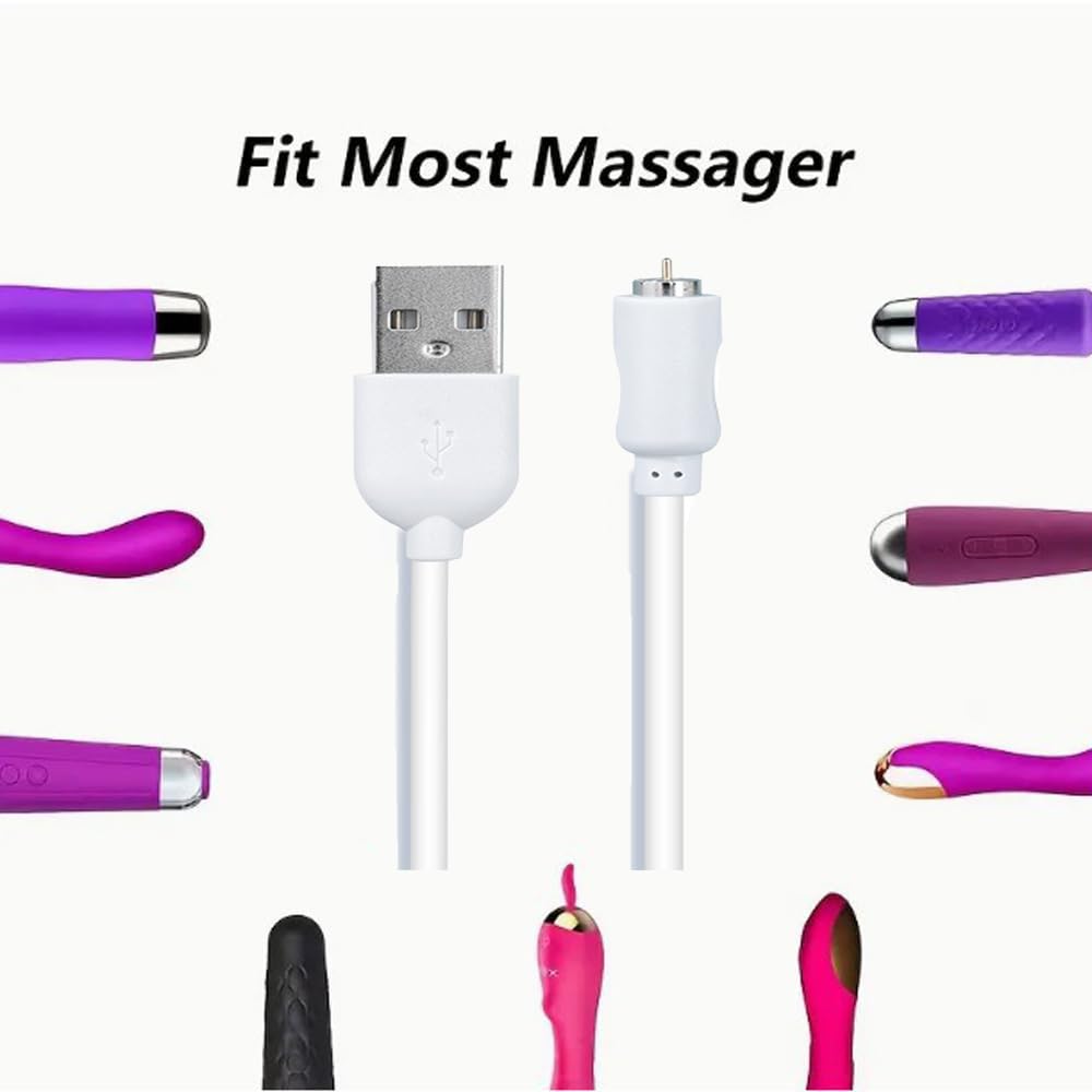 Vebaisa 1 6mm Magnetic USB DC Charger Cable for Dot Massager Replacement Charging Cord- Diameter