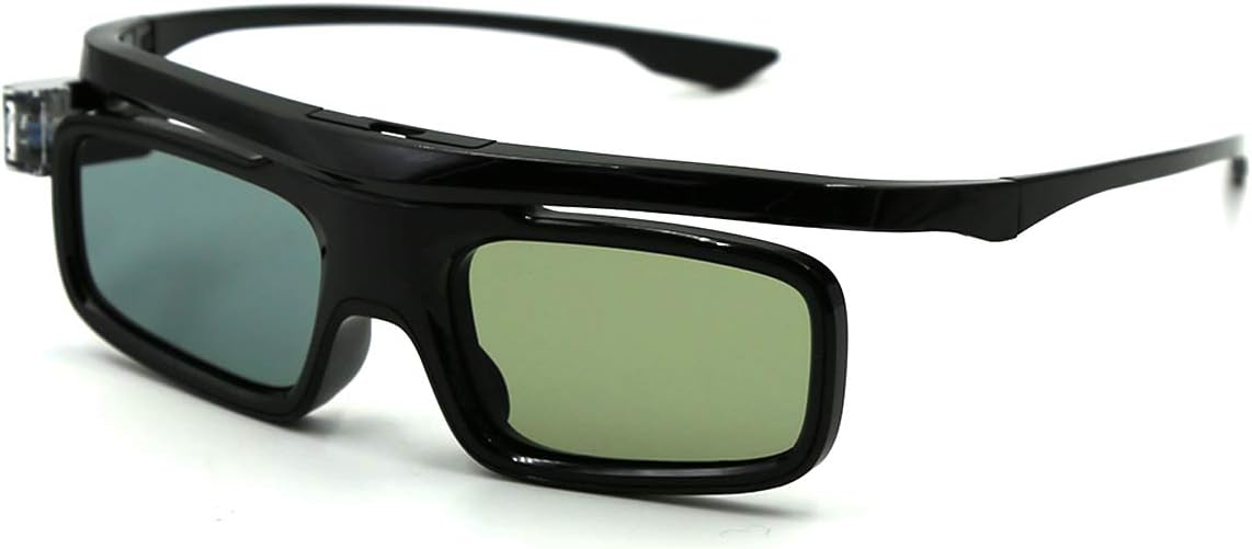 EKYLIN 3D 3D Glasses, Active Shutter Rechargeable Eyewear for DLP-Link Projectors Cocar Toumei