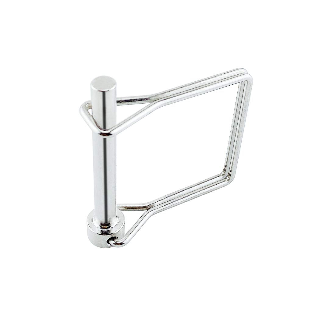 2 Pack Full 316 SS Square Pto Pin, Safety Coupler Pin 3/16" x 1.97"(4.8mm x 50mm), Full Marine Grade 316 Stainless Steel Shaft Locking Pin, Small Pins Please Check The Size First