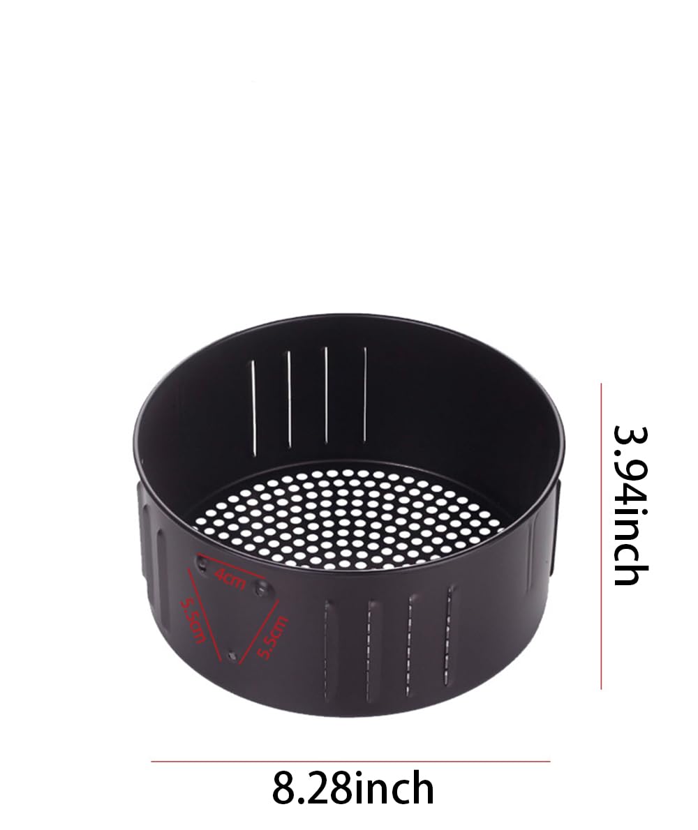 Vctitil Air Fryer Replacement Basket - 3.7 Qt Non-Stick Fry Basket