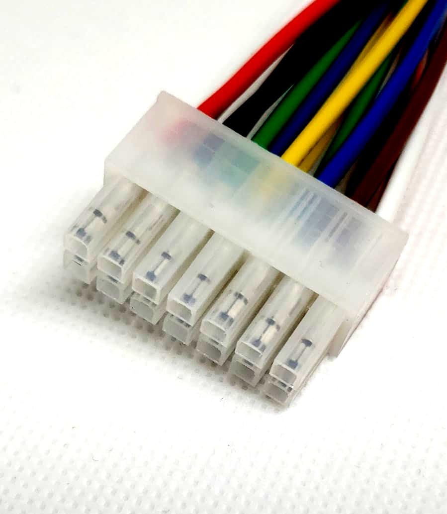Generic 14Pin XVM279BT Automotive Stereo Wiring Harness Plug Direct Fit for Dual Media Receiver Copper Pins, Durable