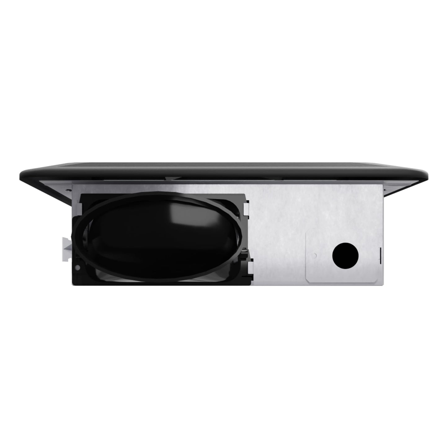 ANZZI Exhaust Fan 100 CFM 1.5 Sones Bathroom Exhaust Fan with Light & Humidity Sensor, Ceiling Mount (Black)