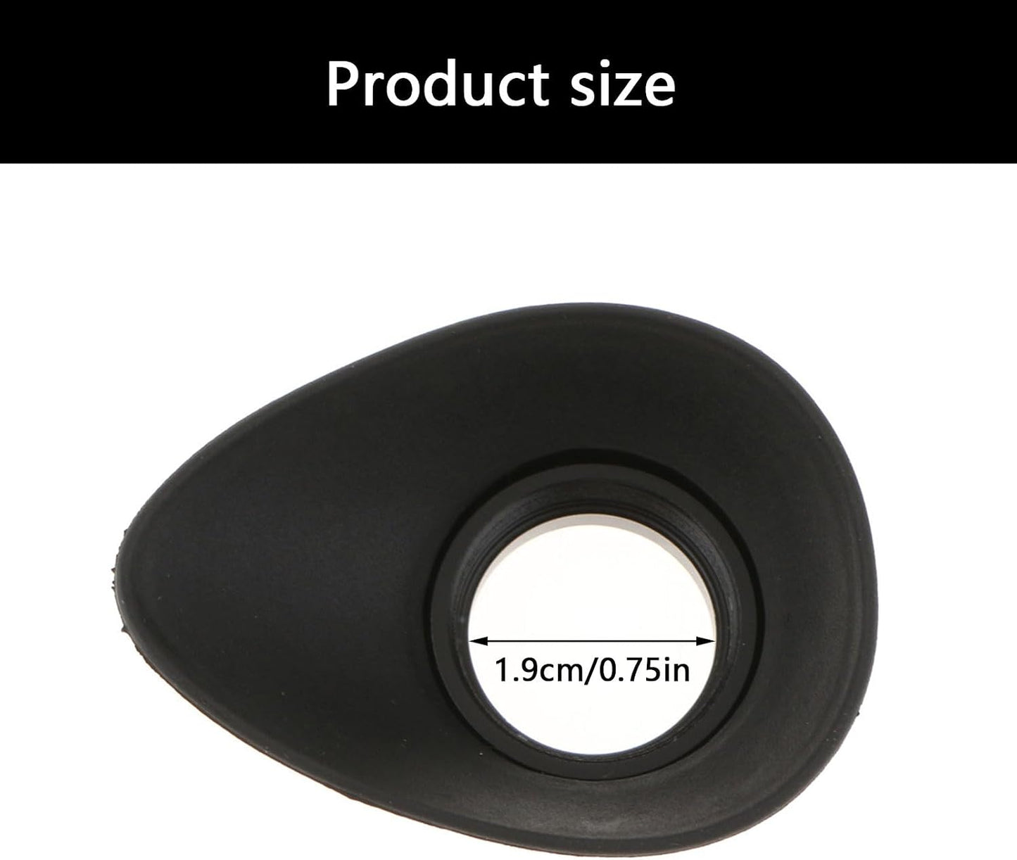 SHYYOULQE D700 D800 D3X D2X D2H 19mm Antiglare Camera Eye Cup for Viewfinder Accessory Flexible Soft Silicone Shield