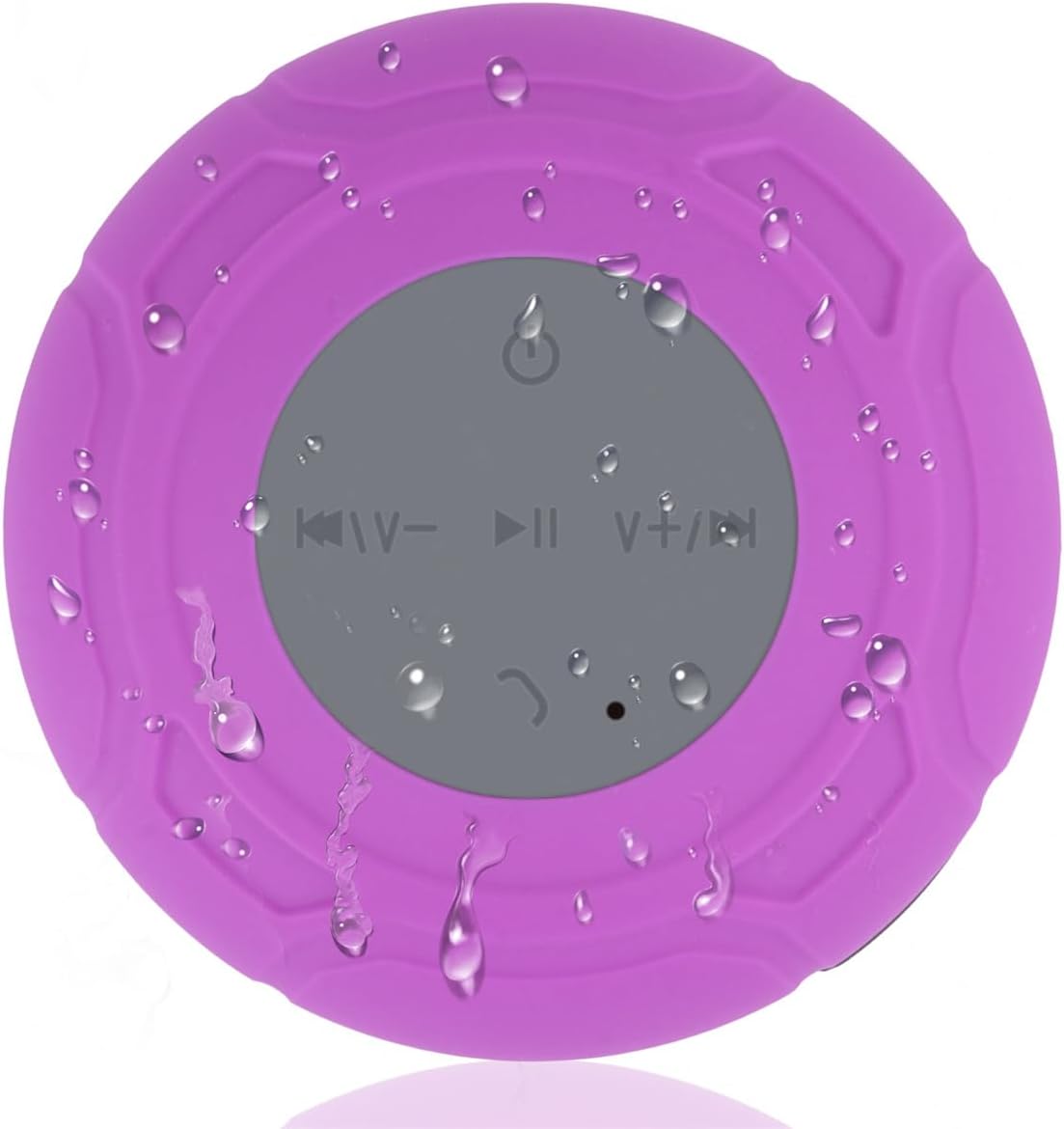 Annlend Mic,4hrs Bluetooth Shower Speaker Waterproof Wireless Mini Small Cute Portable Water Resistant Bathroom Speaker