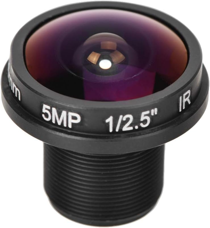 T angxi 1.88mm 5MP 180 M12x0.5 1/3inch 1/4inch Chipsets/with F2.0 Mini Fisheye Camera Lens, HD Wide Angle Thread CCTV