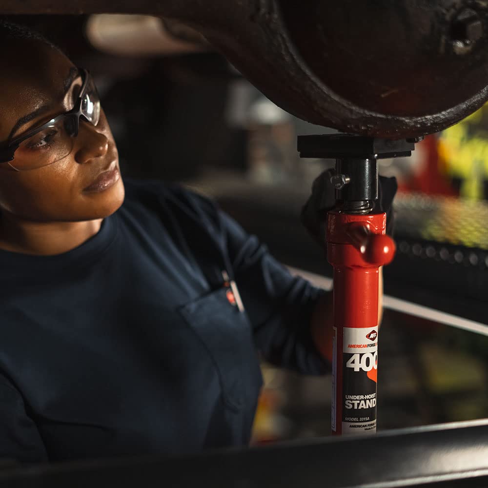 AFF 2 Ton Underhoist Component Stand - All Steel Stabilizing Stand with 55" to 85.5" Lifting Range - Supports Vehicle Components, for Exhaust and Suspension Work