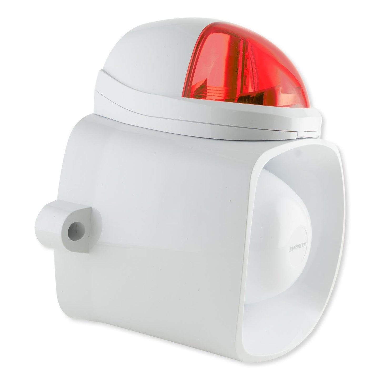 Seco-Larm SH-816S-SQ/R Enforcer Siren/Strobe with Audio Input, Red