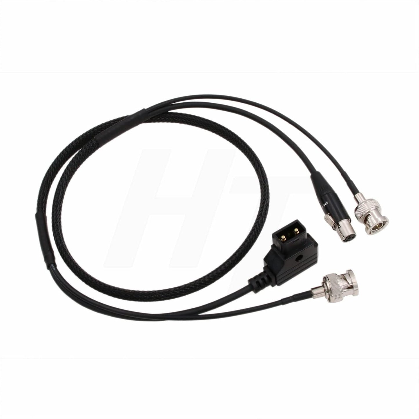 HangTon 3G 4 055 056 058 F-10A F-7H 074 80cm SDI BNC Combine D-tap Power Cable Mini XLR Pin for Alphatron EVF
