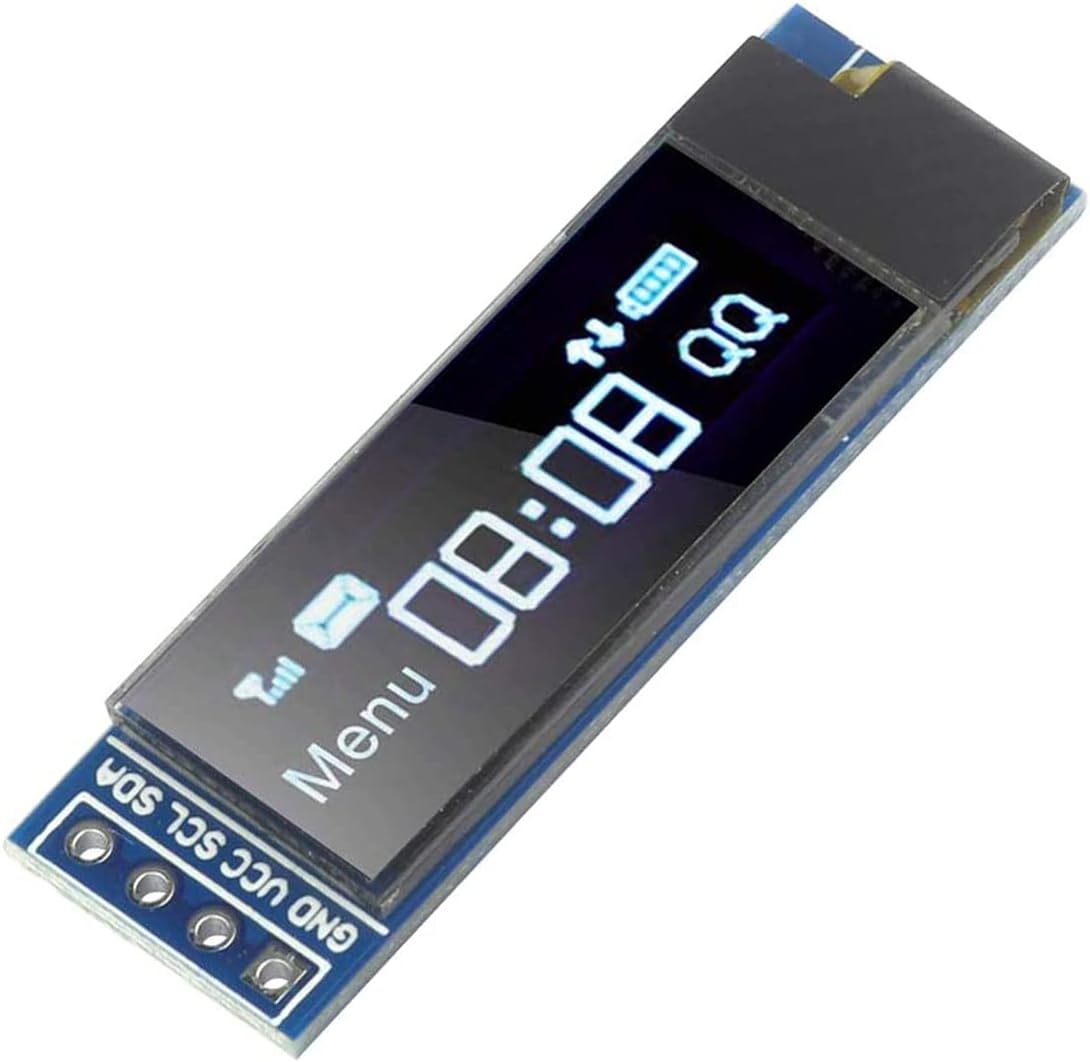 Generic 0.91 inch 128x32 I2C 4-PIN 3.3V 5V 12832 SSD1306 IIC Serial OLED LCD Screen DIY Module DC Low Consumption LED