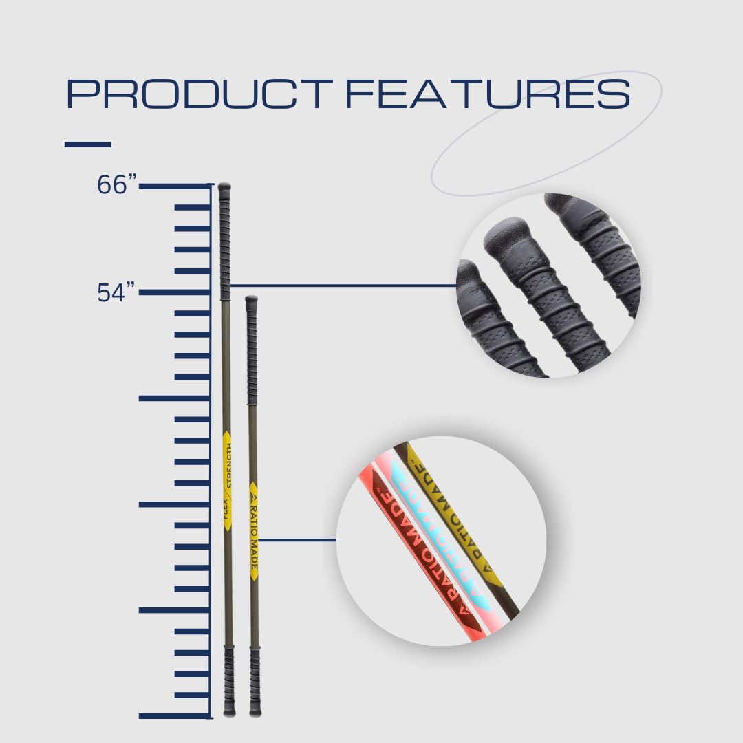 Stretch Stick, flexibility trainer, and mobility aid