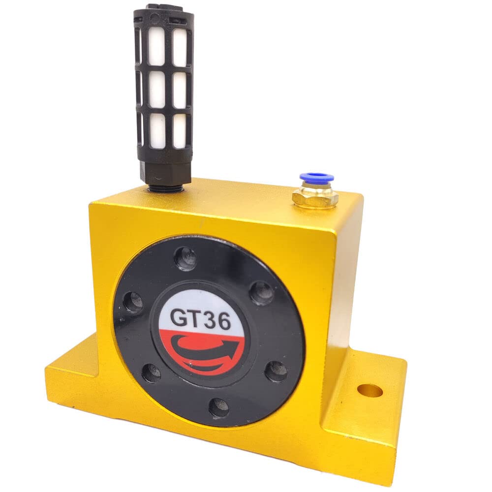 GT36 3/8'' Industrial Type Pneumatic Compressed Air Power Wheel Turbine Vibrator