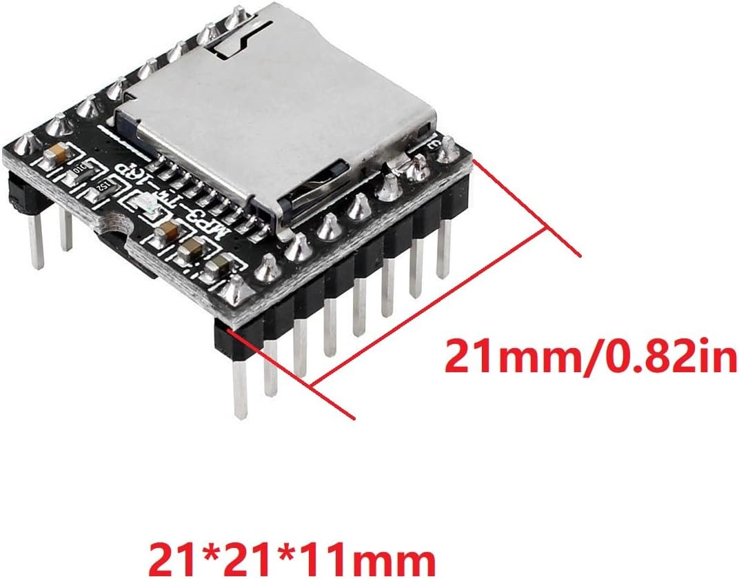WWZMDiB 5 MP3 ESP32 Pcs Mini Module Compatible with DFPlayer Code for Arduino Raspberry Pi STM