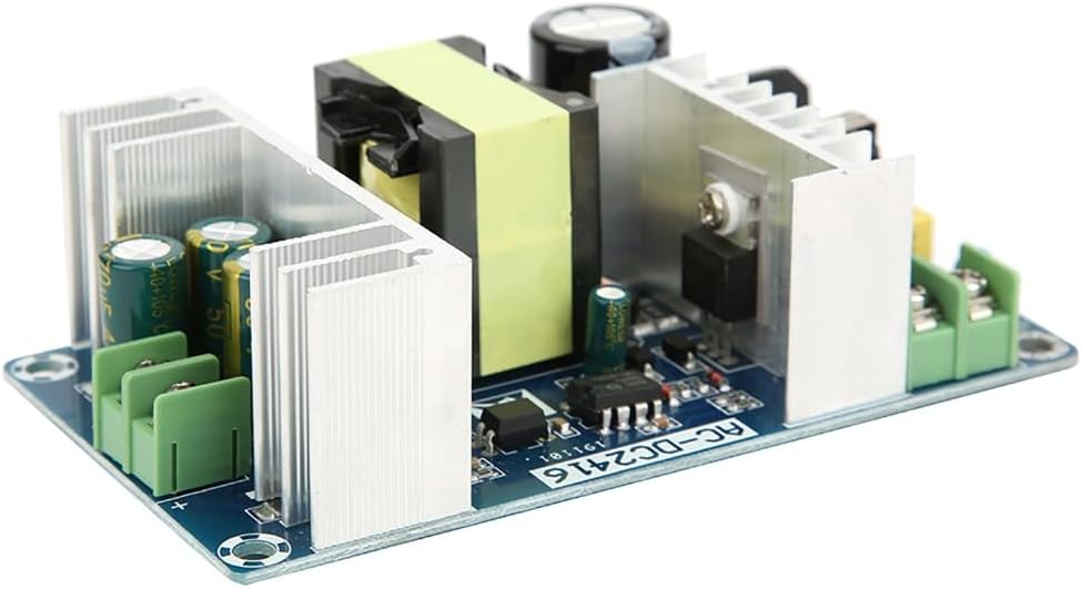 Chiffonade 150W 24V 110V-220V 24V 6A-9A AC-DC Power Converter Module Universal Input, Output with Overload Protection