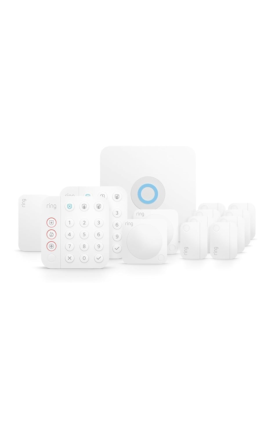 Ring Alarm 14-Piece Security System - Wireless Smart Home Protection with Mobile App Control & Alexa Compatibility