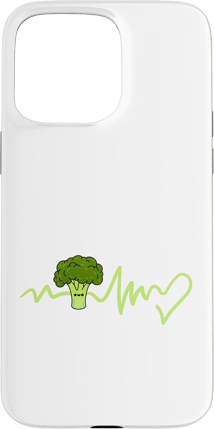 Broccoli Heartbeat 15 Broccoli Lover Case for iPhone Pro Max