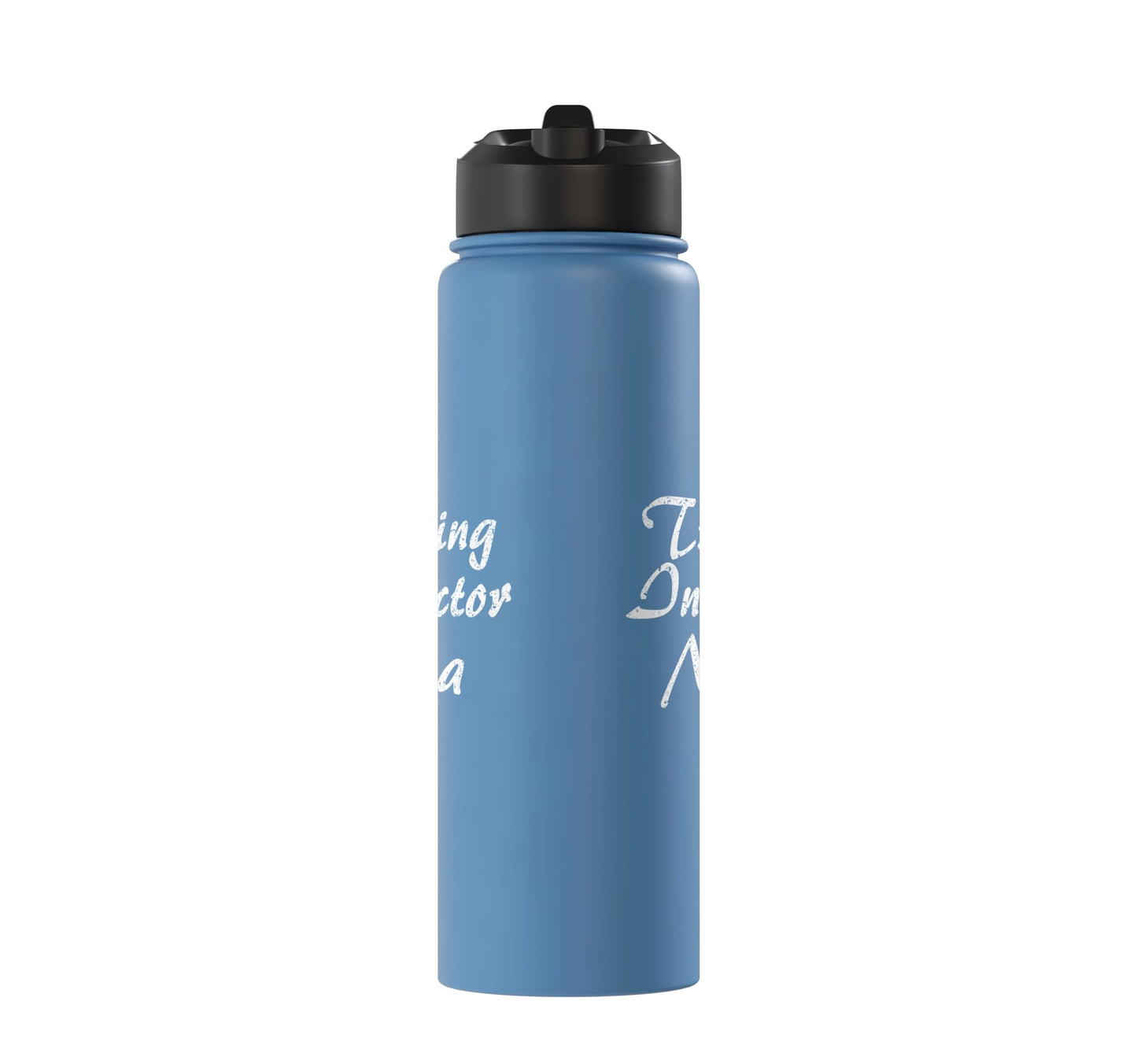 Training Instructor Tshirt Job Occupation Funny Work Stainless Steel Insulated Water Bottle