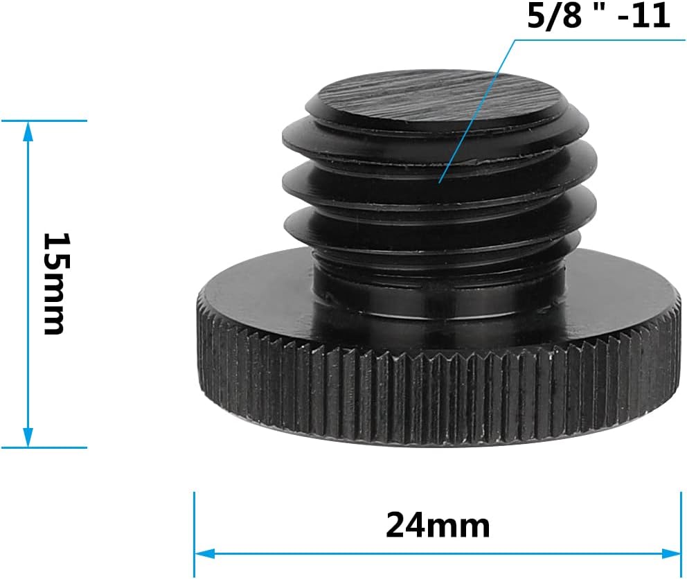 1/4"-20 5/8"-11 3239 CAMVATE Female to Male Screw Adapter for Tripod Laser Level Adapter Bosch(Aluminum Alloy)