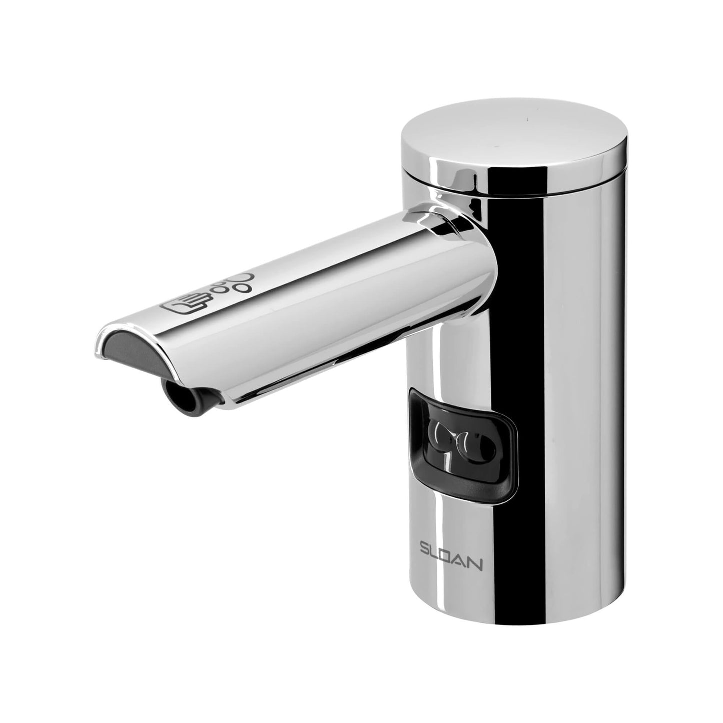 Sloan ESD-2000 Deck-Mounted Foam Soap Dispenser - Infrared Sensor Activated, Polished Chrome Finish, Battery Powered, Modular One-Piece Construction, 3346089
