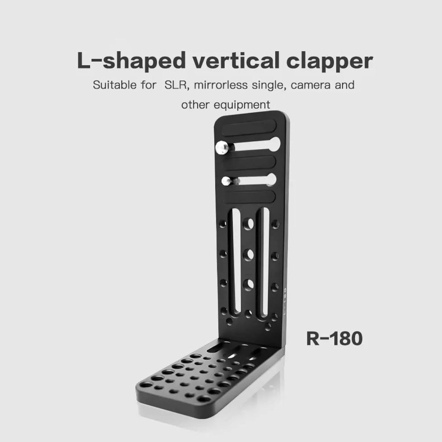 DFCINE Camera L Bracket Vertical Horizontal Switching Tripod Quick Release Plate, DSLR Camera L Vertical Clapper