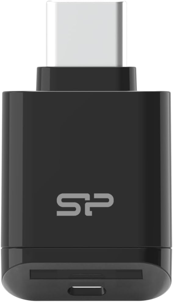 SP Silicon Power C200 SPU3CTMREDC2000K Silicon Power USB Type-C MicroSD Card Reader