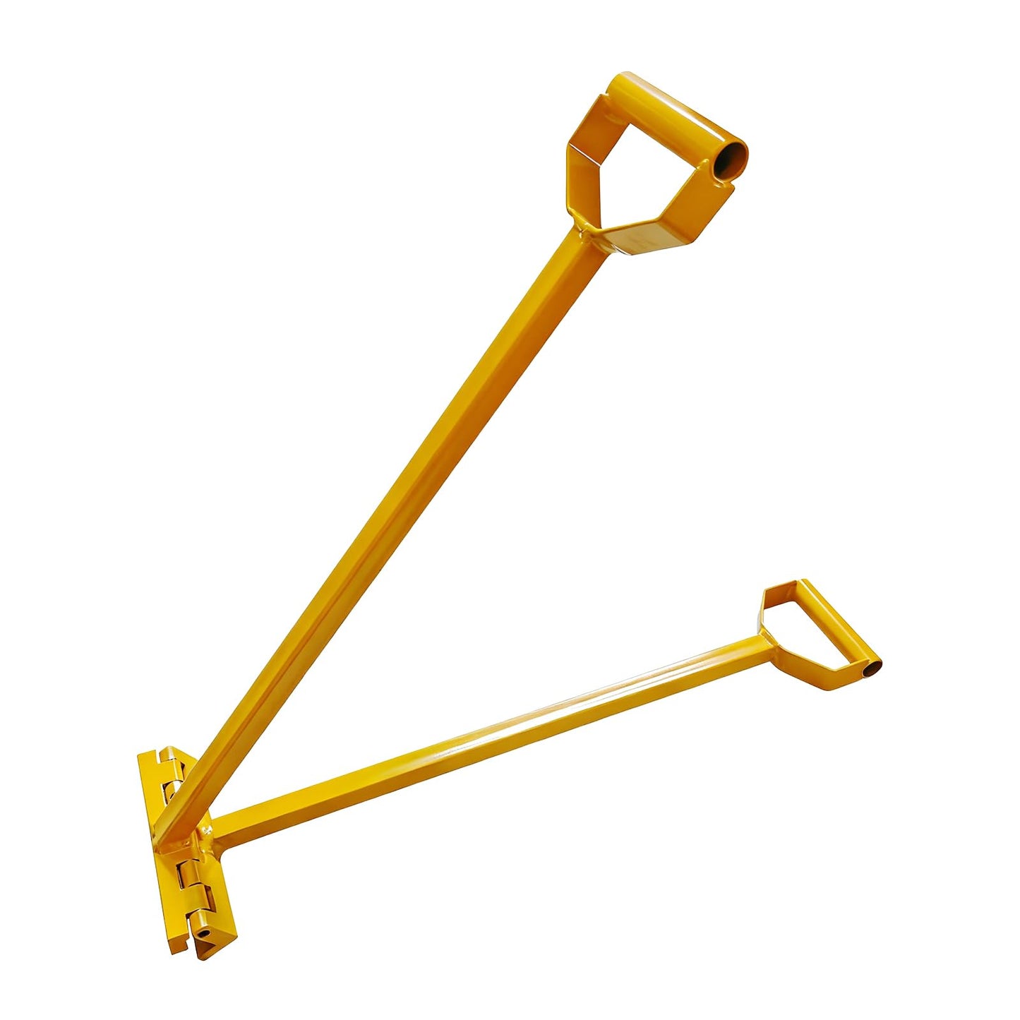 LAOJIEDAO Roof Eaves Seam Bender, Metal Roofing Drip Edge Folding Tool for Standing Seam Mechanical Lock, 90-180° Roof Edge Hemming Crimper Tool for Roofer and Sheet Metal Worker (2-in-1 Yellow)