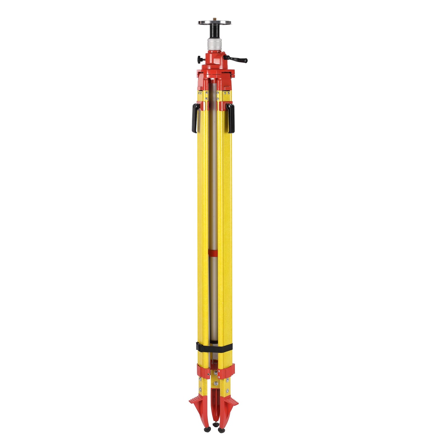 AdirPro Giant 157" Wood/Fiberglass Elevating Tripod, Heavy Duty Multifunctional Tripod for Rotary Lasers - Great for GPS and Robotic Surveying Instruments