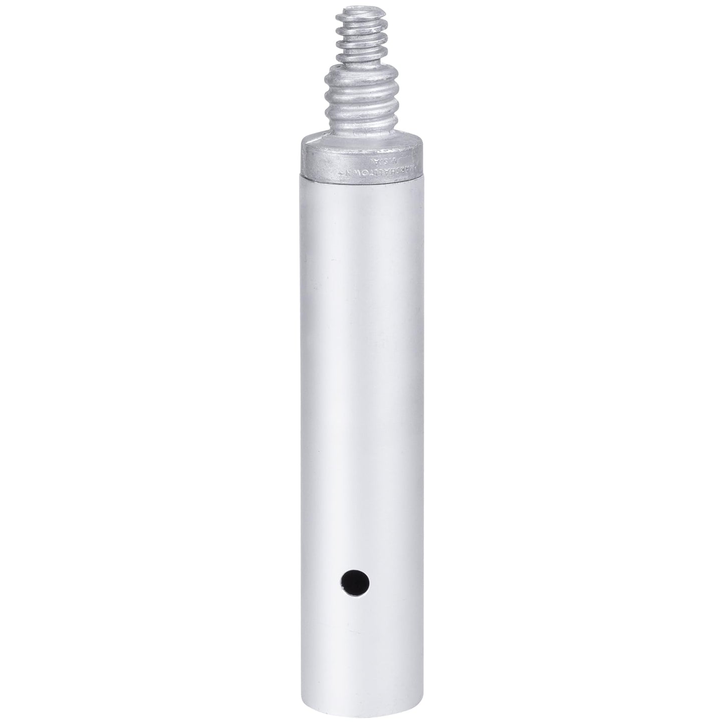 MARSHALLTOWN Threaded Handle Adapter, Concrete Tools, 1-3/4 Inch Push Button Adapter with Male Threaded End, Extend the Reach of Concrete Tools, 15538