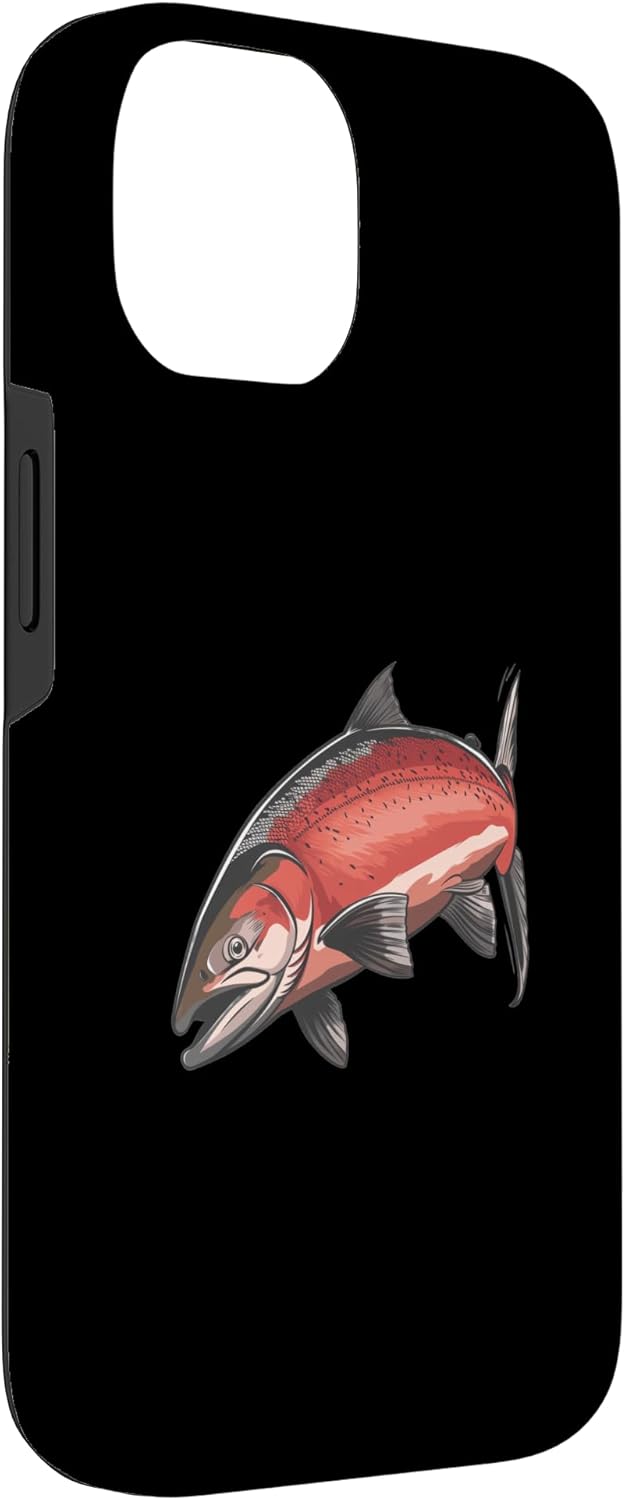 Coho Salmon Pacific Silver Salmon Silvers 14 COHO Salmon Case for iPhone