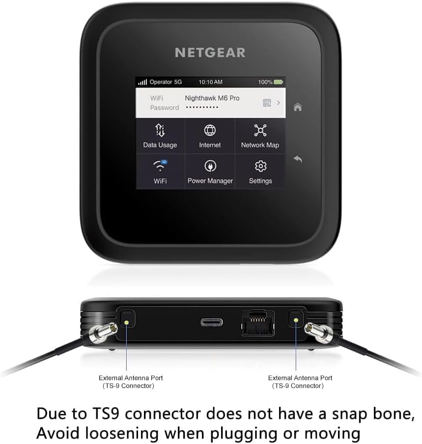 slinkdsco 4G 5G TS9 M7 MR6110 MR6150 MR6500 M6 M1 MR1100 MIMO Antenna External LTE Dual Antenna Compatible with Netgear