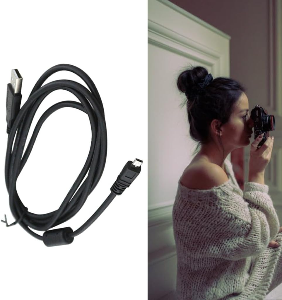 JSGHGDF USB2.0 W710 W730 W800 W810 W830 USB2.0 Camera Charging Cord Cable for DSLRs DSC Cameras Charger Charger Cable