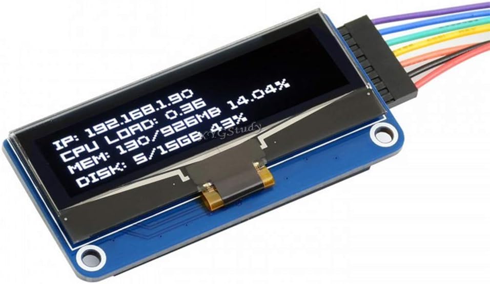 XYGStudy 2.23 inch 2B/3B/4B/Zero/Zero 12832 SPI/I2C OLED Display HAT for Raspberry Pi W Jetson Nano Pixels Interface @