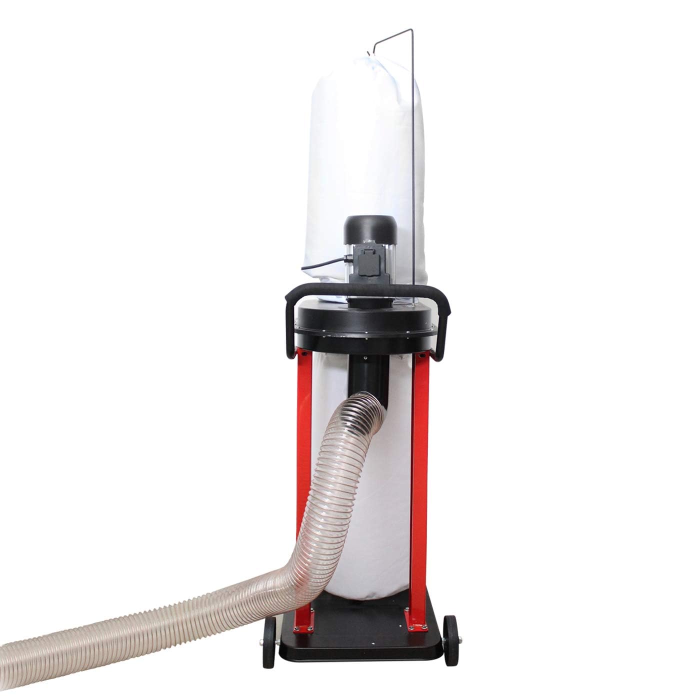 BUCKTOOL 1.2 HP Auto Start 750CFM Dust Collector with 3 Dust Collection Bag,13 Gallon and 5 PCS Reducer for Woodworking