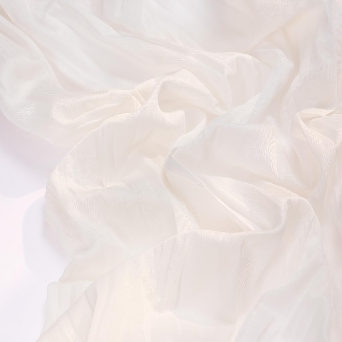 Socomi Ivory White Cheesecloth Table Runner - 120 Inch Boho Rustic Decor for Weddings & Events
