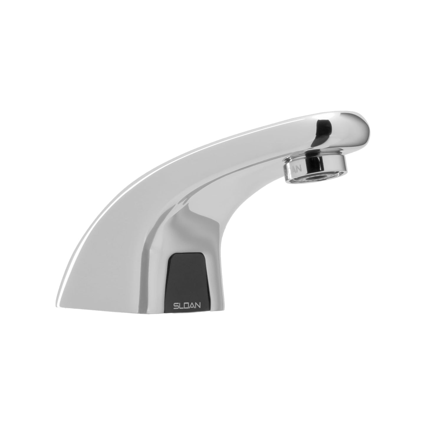 Sloan Optima EBF-615 Sensor Activated Touch-Free Faucet, Commercial Grade with Quick Connect Fittings - 0.5GPM Battery-Powered & Bluetooth Enabled Deck-Mounted Low Body, Polished Chrome, 3315114BT