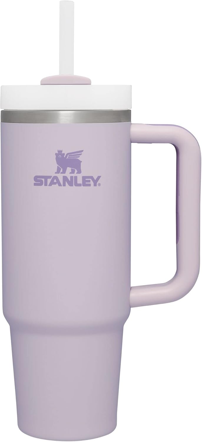 STANLEY Quencher H2.0 Tumbler - 30 oz Insulated Stainless Steel with Handle & Straw | BPA-Free | Orchid