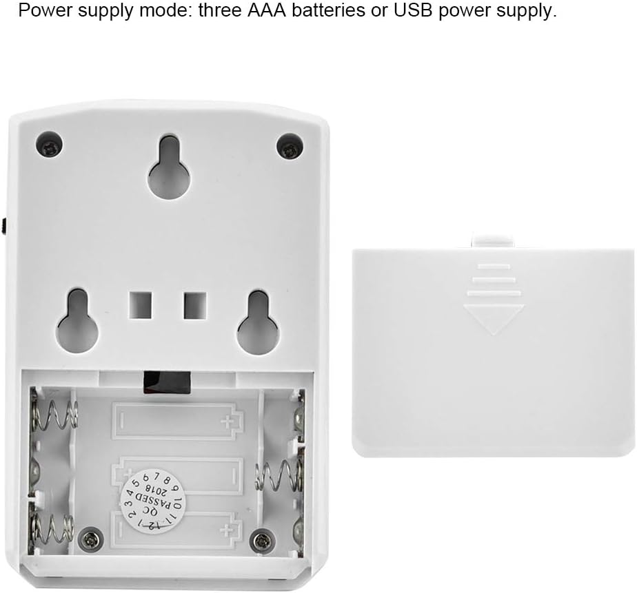 Dioche MP3 4m USB/Battery Powered Motion Sensor Alarm Doorbell - Audio Player with Infrared Induction, Detection